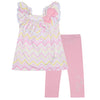 ADee LUCIA Pink Fairy Chevron Legging Set