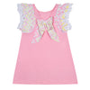 SS24 ADee LYNNE Pink Fairy Chevron Bow Sweat Dress