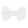 ADee LEVI Bright White Broderie Anglaise Bow Hair Clip