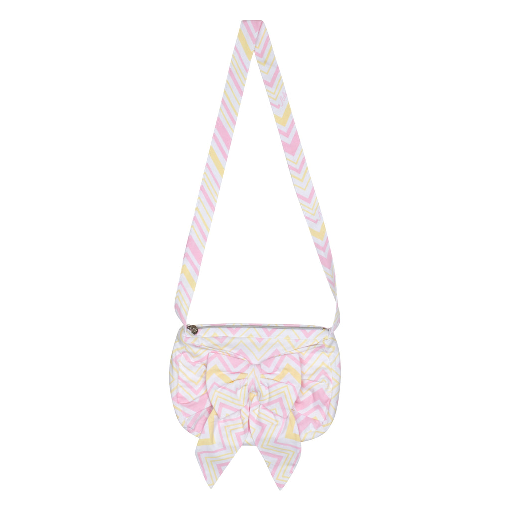 SS24 ADee LUX Bright White Chevron Bag