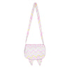 ADee LUX Bright White Chevron Bag