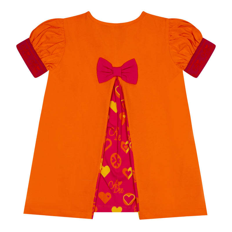ADee MOANA Bright Orange Tape Legging Set