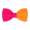 ADee MIRANDA Hot Pink Colour Block Bow Hair Clip