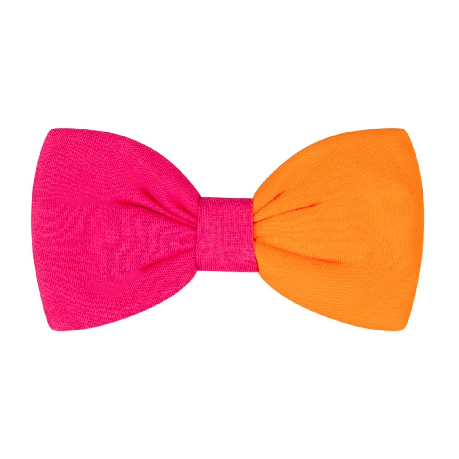 ADee MIRANDA Hot Pink Colour Block Bow Hair Clip