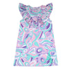 SS24 ADee NATASHA Lilac Pastel Print Jersey Dress