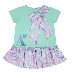 SS24 ADee NORAH Miami Mint Bow Sweat Dress