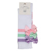 SS24 ADee NOOLA Bright White Bow Knee High Socks