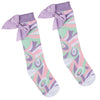 SS24 ADee NOELLE Lilac Pastel Print Knee High Socks
