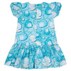SS24 ADee OPHILIA Aruba Blue Pearl Print Dress
