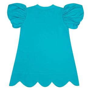 SS24 ADee OLYMPIA Aruba Blue Shell Sweat Dress