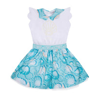 ADee OPRAH Bright White Mixed Dress