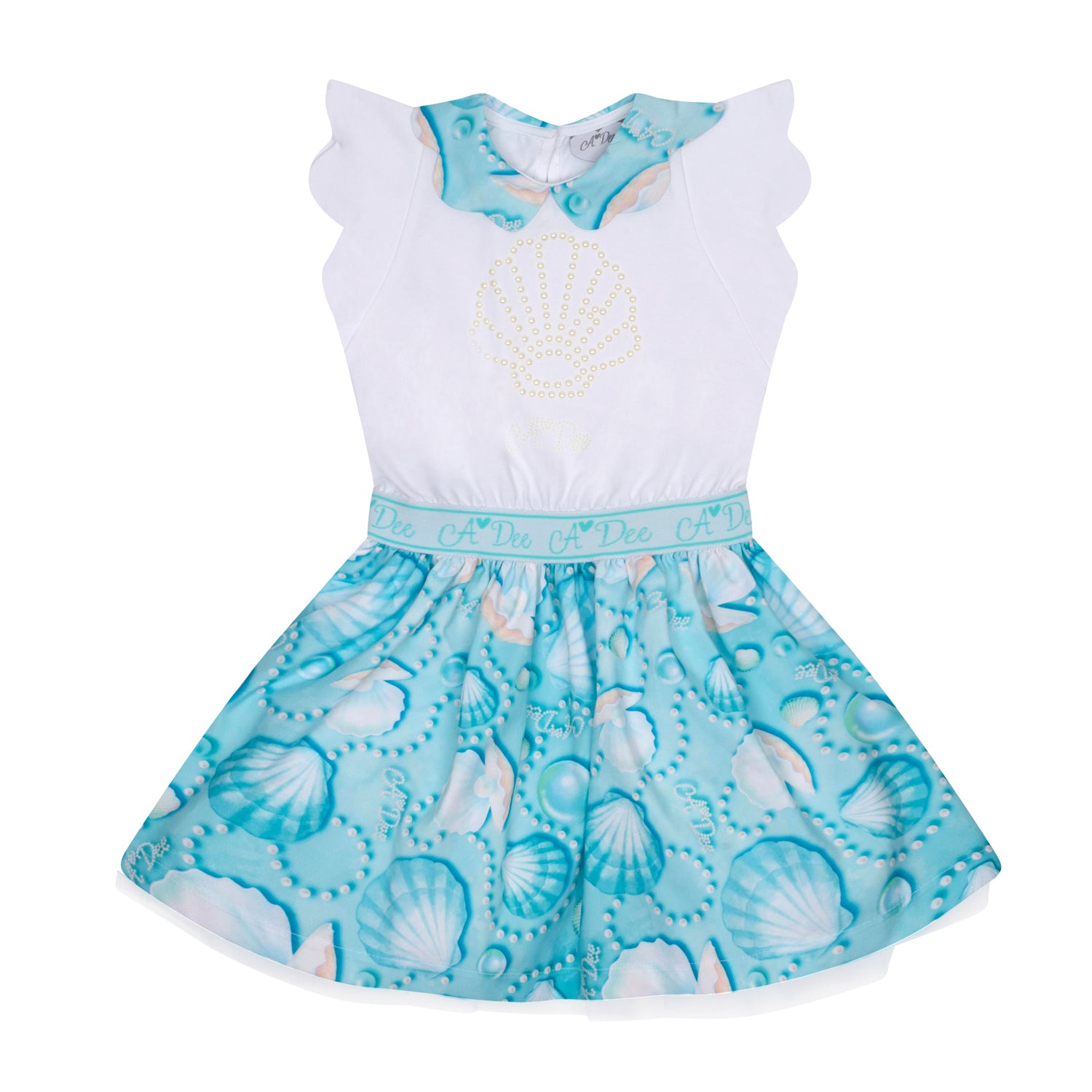ADee OPRAH Bright White Mixed Dress