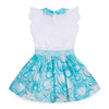 ADee OPRAH Bright White Mixed Dress