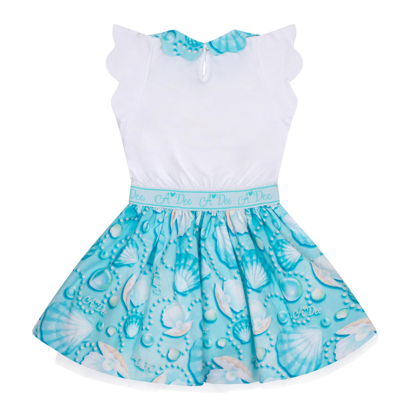 ADee OPRAH Bright White Mixed Dress