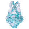 SS24 ADee ARIEL Aruba Blue Pearl Print Swimsuit