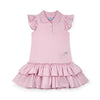 SS25 ADee CAIRO Pink Logo Frill Tennis Dress