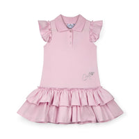SS25 ADee CAIRO Pink Logo Frill Tennis Dress