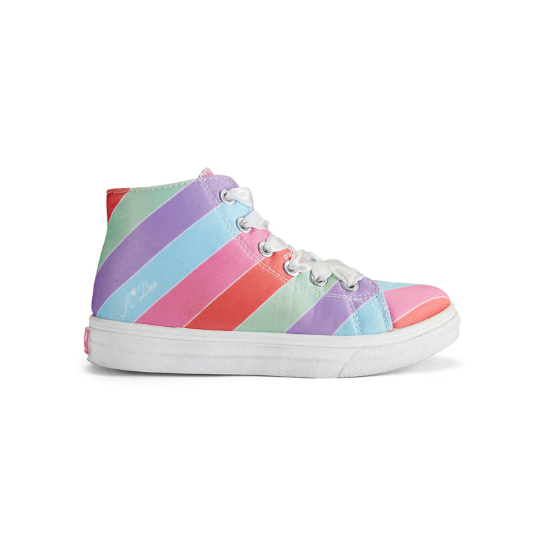 SS25 ADee JAZZY Multicoloured Canvas High Tops