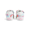 SS25 ADee BOWIE Multicoloured Heart Print Bow Trainers