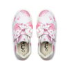 SS25 ADee BOWIE Pink & White Hydrangea Print Bow Trainers