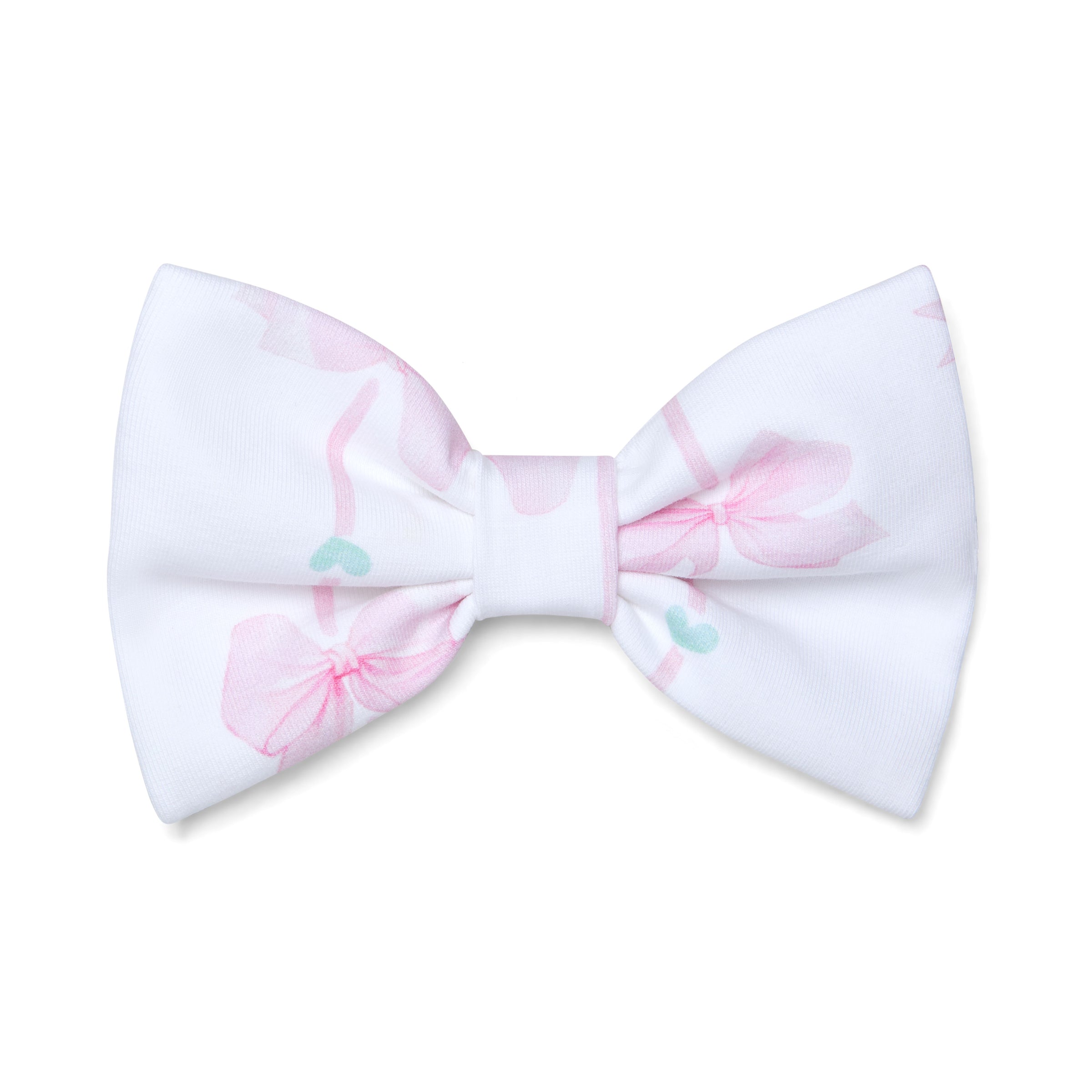 PREORDER SS26 ADee ROSSLYN White Pink & Green Bow Hair Clip