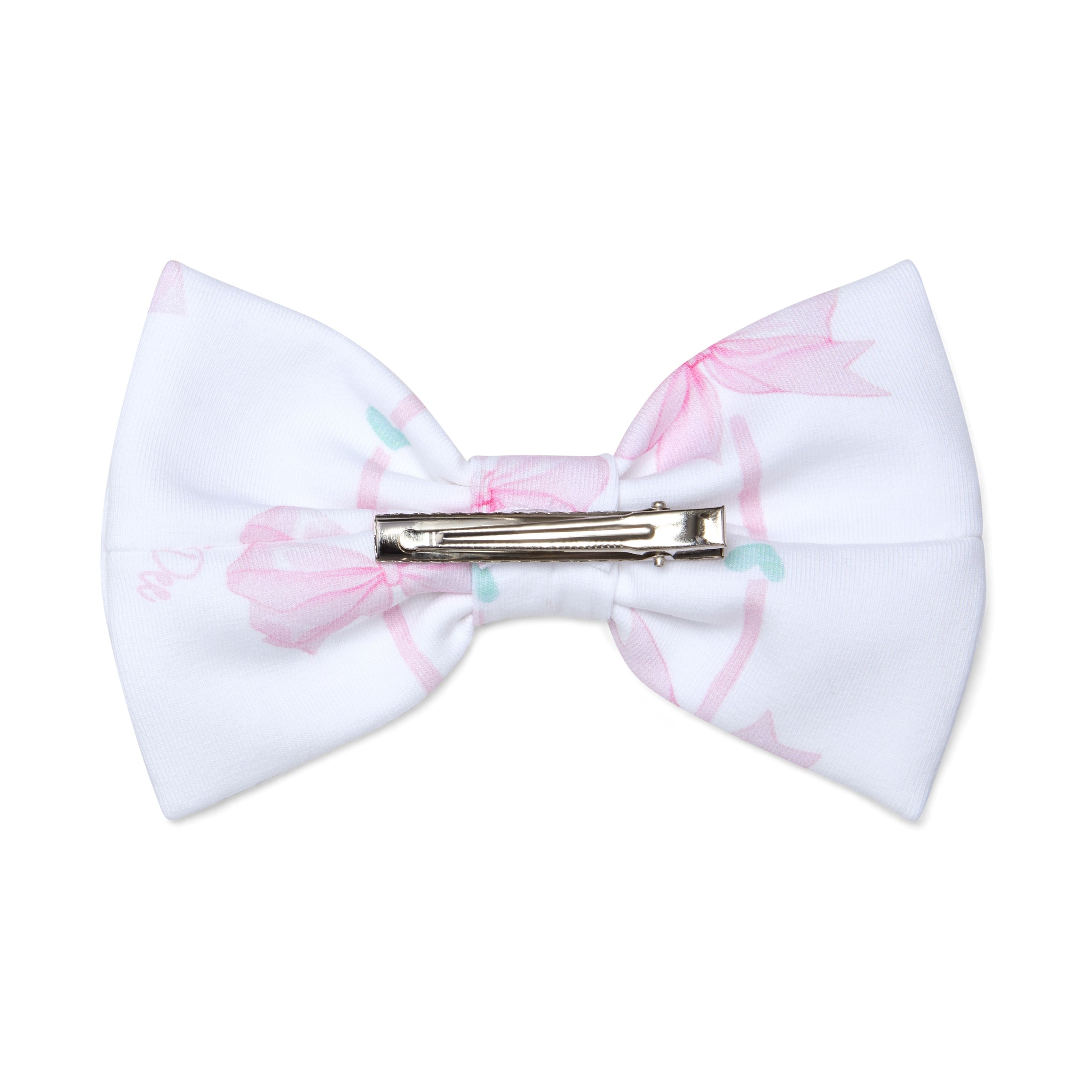 PREORDER SS26 ADee ROSSLYN White Pink & Green Bow Hair Clip