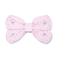 PREORDER SS26 ADee RANI Pink Broderie Anglaise Bow Hair Clip