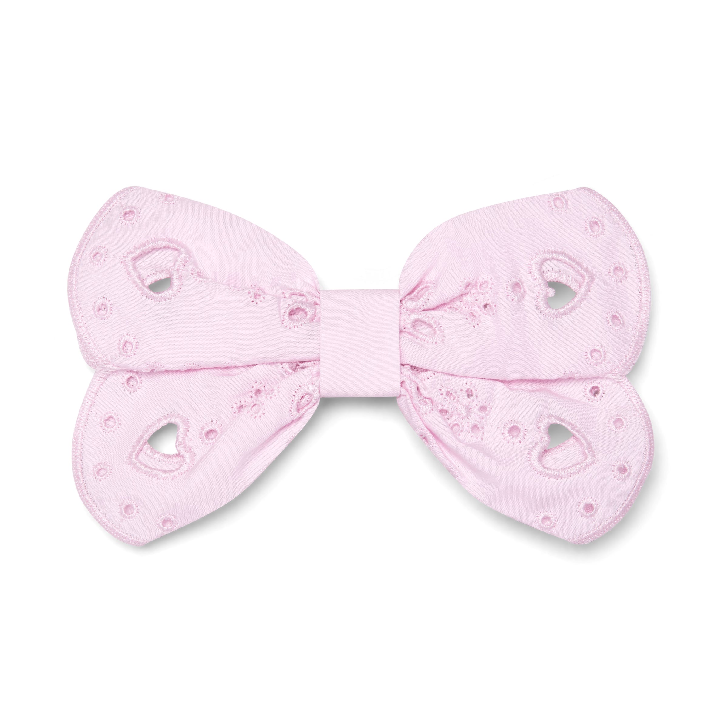 PREORDER SS26 ADee RANI Pink Broderie Anglaise Bow Hair Clip