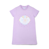 PREORDER SS26 ADee SLOANE Purple Ice Cream Logo Dress