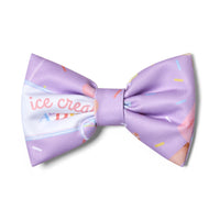 PREORDER SS26 ADee SOLANA Purple & Blue Ice Cream Print Bow Hair Clip