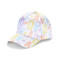 PREORDER SS26 ADee SOFIA White Multicoloured Initial Print Cap