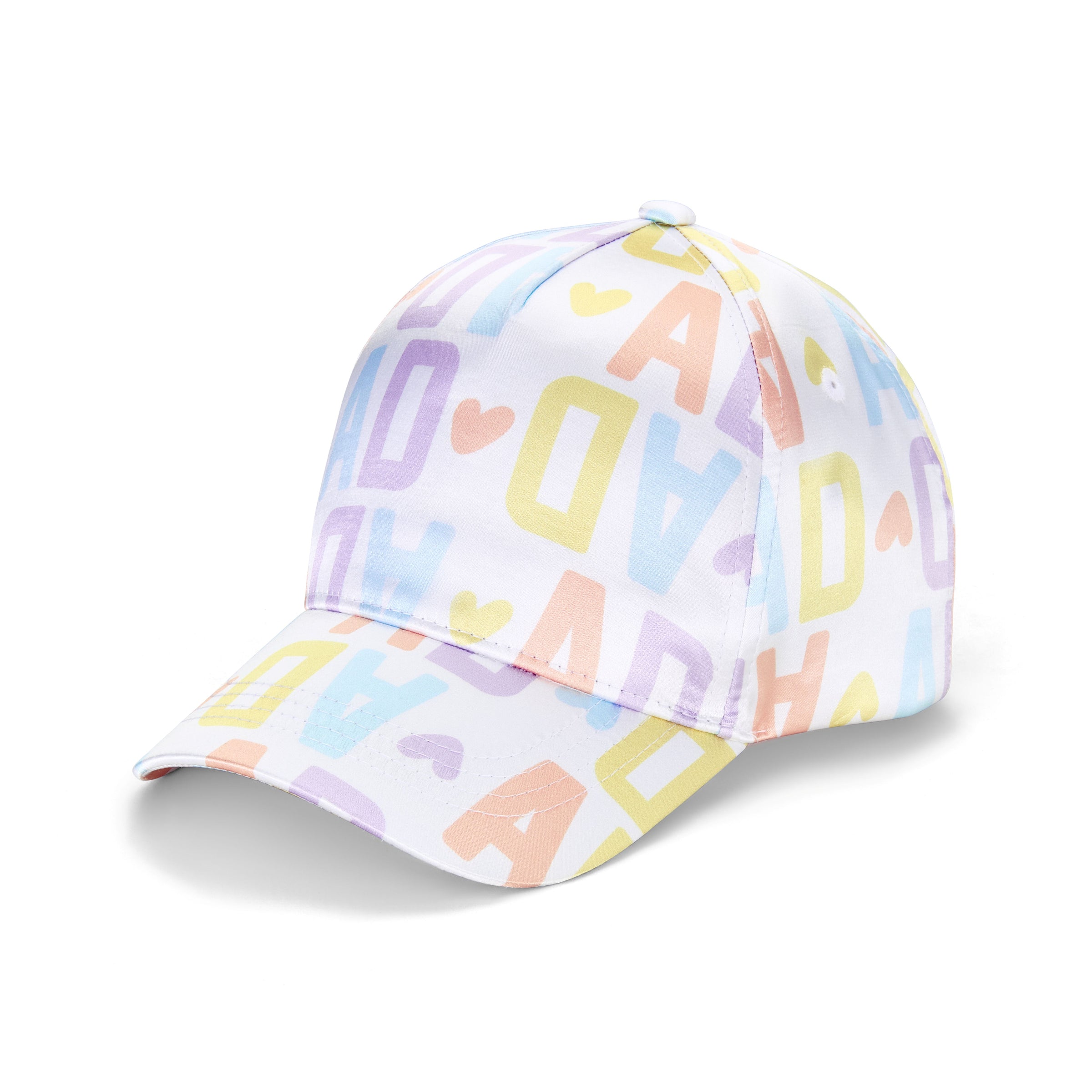 PREORDER SS26 ADee SOFIA White Multicoloured Initial Print Cap