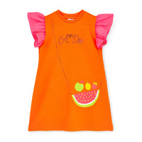 PREORDER SS26 ADee TEGAN Orange & Pink Fruit Handbag Dress