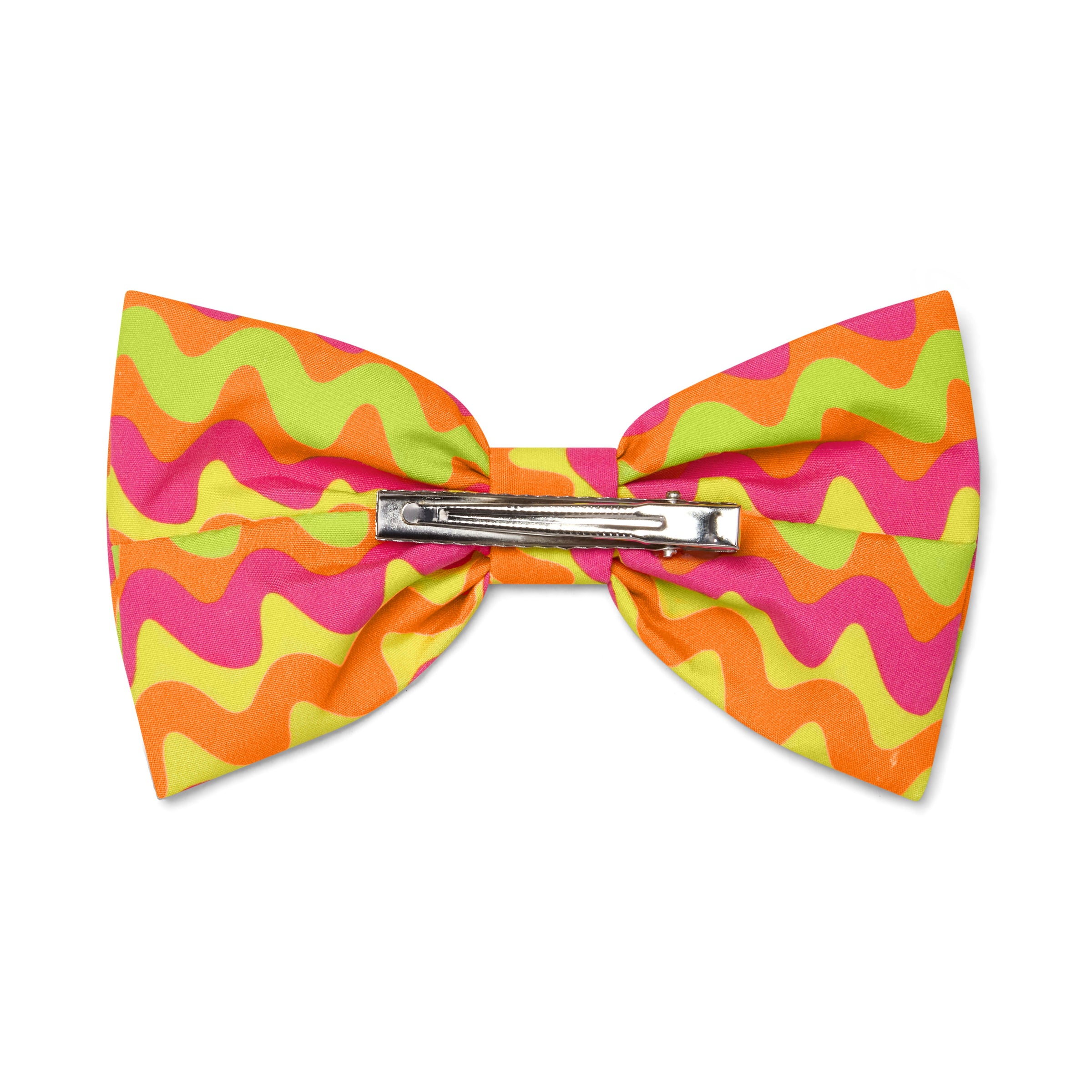 PREORDER SS26 ADee TASHA Multicoloured Zig Zag Print Bow Hair Clip