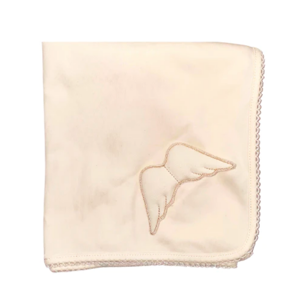 Baby Gi Beige Cotton Angel Wings Blanket