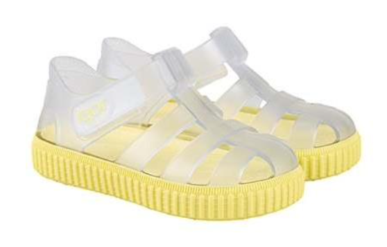 Igor NICO CRISTAL Yellow Jelly Sandals