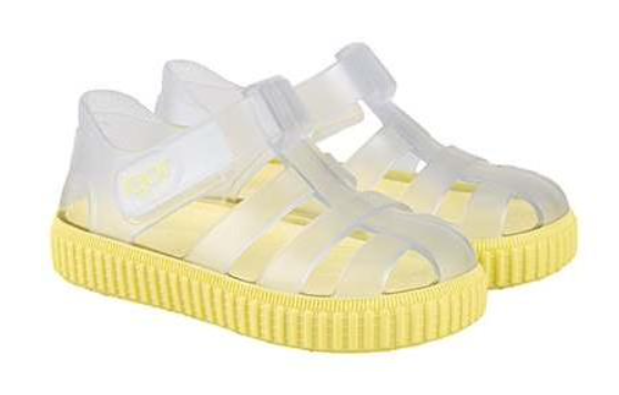 SS24 Igor NICO CRISTAL Yellow Jelly Sandals