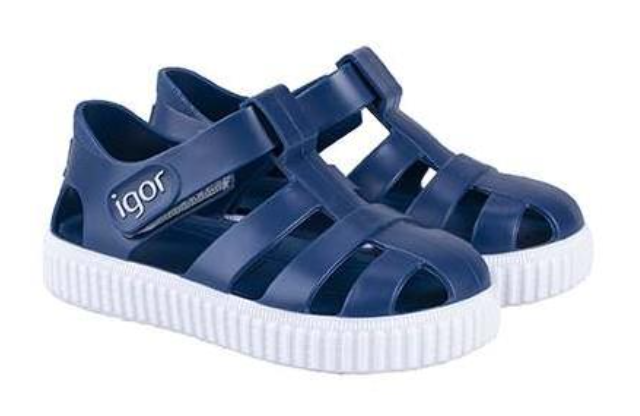 Igor NICO Navy Blue Jelly Sandals