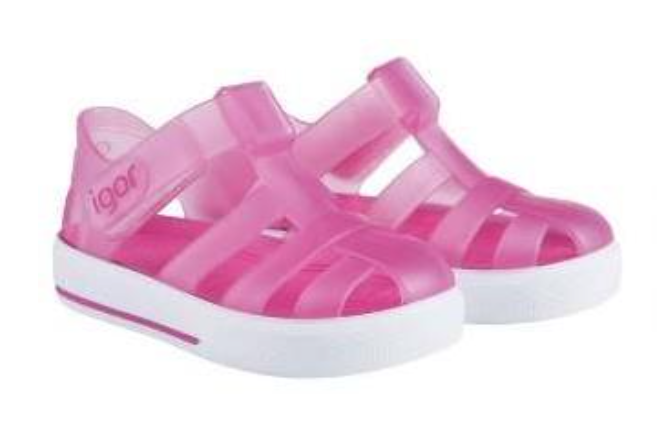 SS24 Igor STAR Fuchsia Jelly Sandals