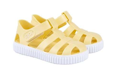 SS24 Igor NICO Yellow Jelly Sandals