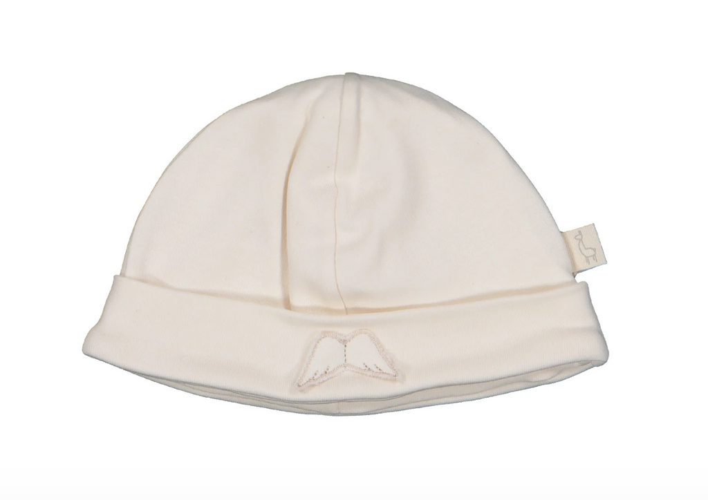 Baby Gi Beige Cotton Angel Wings Hat