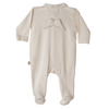 Baby Gi Beige Cotton Angel Wings Babygrow