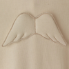 Baby Gi Beige Cotton Angel Wings Babygrow