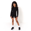 SS25 Blanca Sport Black Long Sleeve Unitard