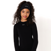 SS25 Blanca Sport Black Long Sleeve Unitard