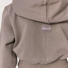 SS25 Blanca Sport Charcoal Crop Zip Hoody