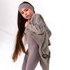 SS25 Blanca Sport Charcoal Logo Headband