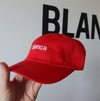 SS25 Blanca Sport Red Logo Dad Cap