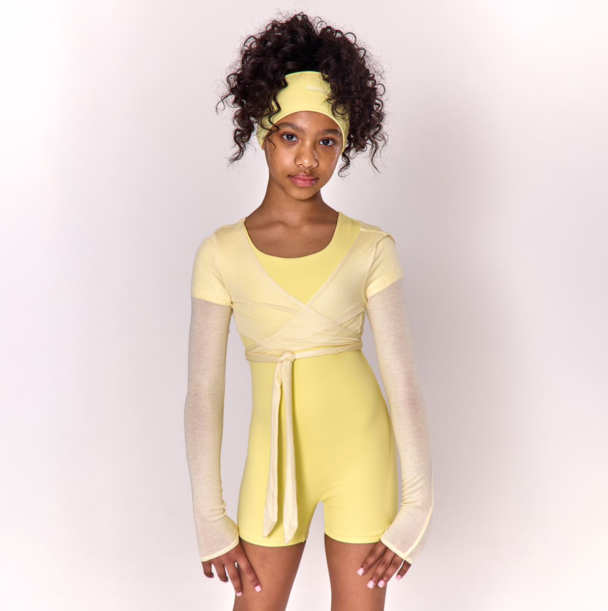 SS25 Blanca Sport Lemon Short Sleeve Unitard