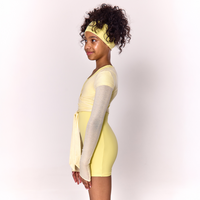 SS25 Blanca Sport Lemon Wrap Over Cardigan